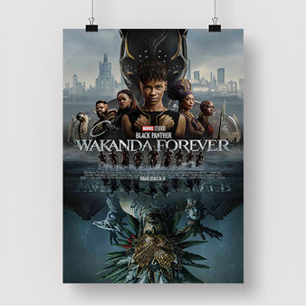 Pastele Black Panther Wakanda Forever Marvel Custom Silk Poster Awesome Personalized Print Wall Decor 20 x 13 Inch 24 x 36 Inch Wall Hanging Art Home Decoration Posters