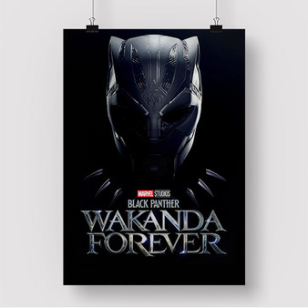 Pastele Black Panther Wakanda Forever Movie Custom Silk Poster Awesome Personalized Print Wall Decor 20 x 13 Inch 24 x 36 Inch Wall Hanging Art Home Decoration Posters