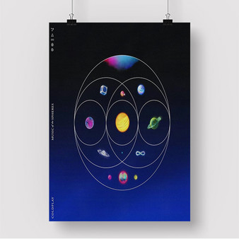 Pastele Coldplay Music of The Spheres Custom Silk Poster Awesome Personalized Print Wall Decor 20 x 13 Inch 24 x 36 Inch Wall Hanging Art Home Decoration Posters