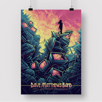 Pastele Dave Matthews Band Jacksonville Custom Silk Poster Awesome Personalized Print Wall Decor 20 x 13 Inch 24 x 36 Inch Wall Hanging Art Home Decoration Posters