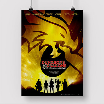 Pastele Dungeons and Dragons Honor Among Thieves Custom Silk Poster Awesome Personalized Print Wall Decor 20 x 13 Inch 24 x 36 Inch Wall Hanging Art Home Decoration Posters