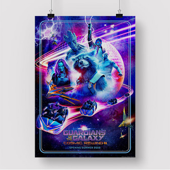 Pastele Guardians of The Galaxy Cosmic Rewind Custom Silk Poster Awesome Personalized Print Wall Decor 20 x 13 Inch 24 x 36 Inch Wall Hanging Art Home Decoration Posters