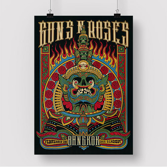 Pastele Guns N Roses Bangkok Thailand Custom Silk Poster Awesome Personalized Print Wall Decor 20 x 13 Inch 24 x 36 Inch Wall Hanging Art Home Decoration Posters