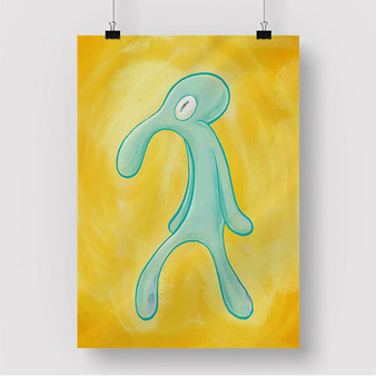 Pastele High Res Bold and Brash Squidward Custom Silk Poster Awesome Personalized Print Wall Decor 20 x 13 Inch 24 x 36 Inch Wall Hanging Art Home Decoration Posters