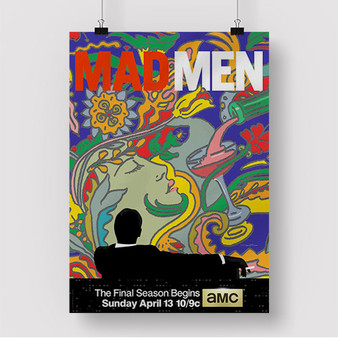 Pastele Mad Men The Final Season Custom Silk Poster Awesome Personalized Print Wall Decor 20 x 13 Inch 24 x 36 Inch Wall Hanging Art Home Decoration Posters