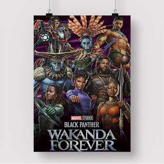Pastele Marvel Black Panther Wakanda Forever Custom Silk Poster Awesome Personalized Print Wall Decor 20 x 13 Inch 24 x 36 Inch Wall Hanging Art Home Decoration Posters