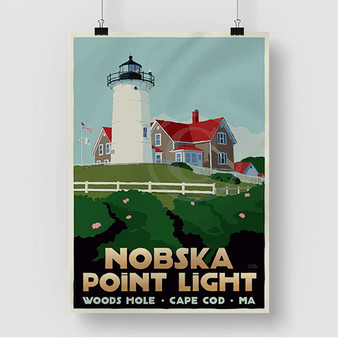 Pastele Nobska Point Light Custom Silk Poster Awesome Personalized Print Wall Decor 20 x 13 Inch 24 x 36 Inch Wall Hanging Art Home Decoration Posters