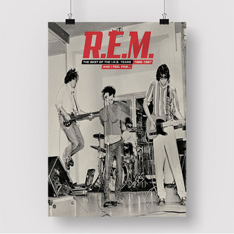 Pastele R E M Band Custom Silk Poster Awesome Personalized Print Wall Decor 20 x 13 Inch 24 x 36 Inch Wall Hanging Art Home Decoration Posters