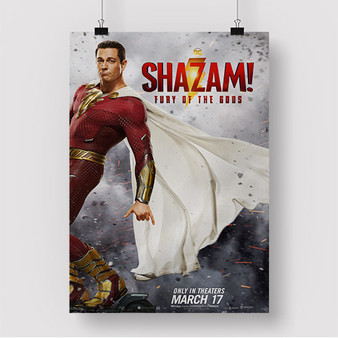 Pastele Shazam Fury of the Gods Art Custom Silk Poster Awesome Personalized Print Wall Decor 20 x 13 Inch 24 x 36 Inch Wall Hanging Art Home Decoration Posters