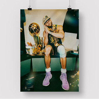 Pastele Stephen Curry Good Night Champions Custom Silk Poster Awesome Personalized Print Wall Decor 20 x 13 Inch 24 x 36 Inch Wall Hanging Art Home Decoration Posters