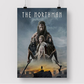 Pastele The Northman Custom Silk Poster Awesome Personalized Print Wall Decor 20 x 13 Inch 24 x 36 Inch Wall Hanging Art Home Decoration Posters