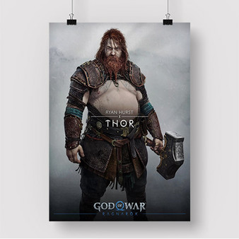 Pastele Thor God of War Ragnar k Custom Silk Poster Awesome Personalized Print Wall Decor 20 x 13 Inch 24 x 36 Inch Wall Hanging Art Home Decoration Posters