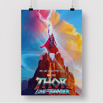 Pastele Thor Love and Thunder Jane Foster Custom Silk Poster Awesome Personalized Print Wall Decor 20 x 13 Inch 24 x 36 Inch Wall Hanging Art Home Decoration Posters