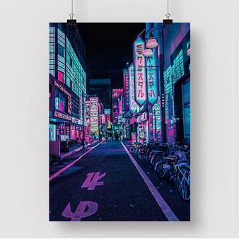 Pastele Tokyo A Neon Wonderland Custom Silk Poster Awesome Personalized Print Wall Decor 20 x 13 Inch 24 x 36 Inch Wall Hanging Art Home Decoration Posters
