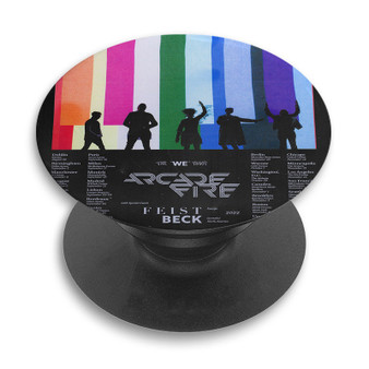 Pastele Arcade Fire Tour 2022 Custom PopSockets Awesome Personalized Phone Grip Holder Pop Up Stand Out Mount Grip Standing Pods Apple iPhone Samsung Google Asus Sony Phone Accessories