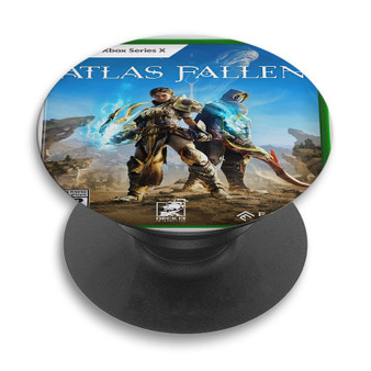 Pastele Atlas Fallen Custom PopSockets Awesome Personalized Phone Grip Holder Pop Up Stand Out Mount Grip Standing Pods Apple iPhone Samsung Google Asus Sony Phone Accessories
