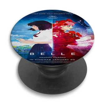 Pastele Belle Movie Poster Custom PopSockets Awesome Personalized Phone Grip Holder Pop Up Stand Out Mount Grip Standing Pods Apple iPhone Samsung Google Asus Sony Phone Accessories