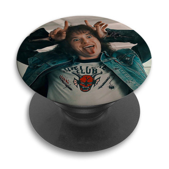 Pastele Eddie Munson 2 Custom PopSockets Awesome Personalized Phone Grip Holder Pop Up Stand Out Mount Grip Standing Pods Apple iPhone Samsung Google Asus Sony Phone Accessories