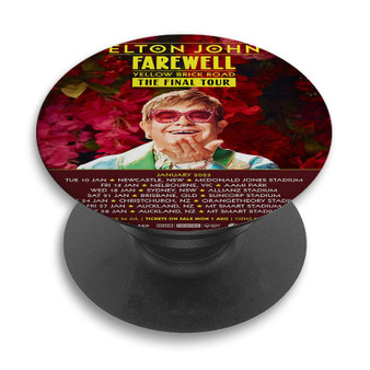 Pastele Elton John 2023 Tour Custom PopSockets Awesome Personalized Phone Grip Holder Pop Up Stand Out Mount Grip Standing Pods Apple iPhone Samsung Google Asus Sony Phone Accessories