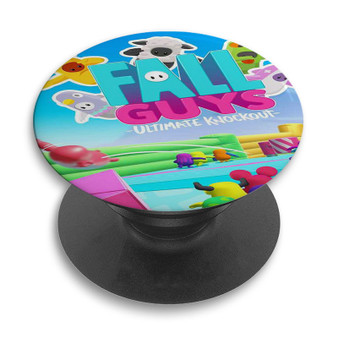 Pastele Fall Guys Ultimate Knockout 2 Custom PopSockets Awesome Personalized Phone Grip Holder Pop Up Stand Out Mount Grip Standing Pods Apple iPhone Samsung Google Asus Sony Phone Accessories