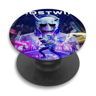 Pastele Ghostwire Tokyo Custom PopSockets Awesome Personalized Phone Grip Holder Pop Up Stand Out Mount Grip Standing Pods Apple iPhone Samsung Google Asus Sony Phone Accessories
