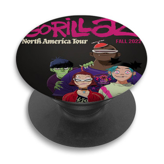 Pastele Gorillaz Fall Tour 2022 Custom PopSockets Awesome Personalized Phone Grip Holder Pop Up Stand Out Mount Grip Standing Pods Apple iPhone Samsung Google Asus Sony Phone Accessories