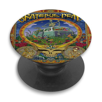 Pastele Grateful Dead Custom PopSockets Awesome Personalized Phone Grip Holder Pop Up Stand Out Mount Grip Standing Pods Apple iPhone Samsung Google Asus Sony Phone Accessories