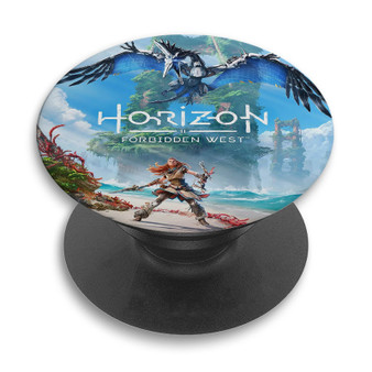 Pastele Horizon Forbidden West Custom PopSockets Awesome Personalized Phone Grip Holder Pop Up Stand Out Mount Grip Standing Pods Apple iPhone Samsung Google Asus Sony Phone Accessories