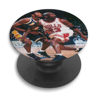 Pastele Kobe Bryant and Michael Jordan NBA Custom PopSockets Awesome Personalized Phone Grip Holder Pop Up Stand Out Mount Grip Standing Pods Apple iPhone Samsung Google Asus Sony Phone Accessories