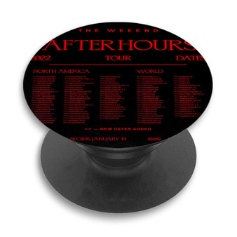 Pastele The Weeknd After Hours Tour 2022 Custom PopSockets Awesome Personalized Phone Grip Holder Pop Up Stand Out Mount Grip Standing Pods Apple iPhone Samsung Google Asus Sony Phone Accessories