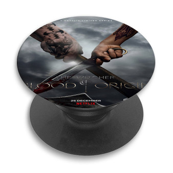 Pastele The Witcher Blood Origin Custom PopSockets Awesome Personalized Phone Grip Holder Pop Up Stand Out Mount Grip Standing Pods Apple iPhone Samsung Google Asus Sony Phone Accessories