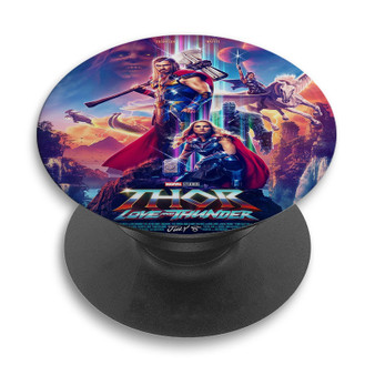 Pastele Thor Love and Thunder Custom PopSockets Awesome Personalized Phone Grip Holder Pop Up Stand Out Mount Grip Standing Pods Apple iPhone Samsung Google Asus Sony Phone Accessories