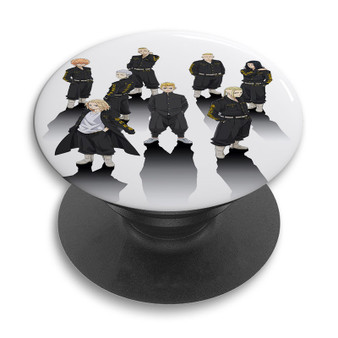 Pastele Tokyo Revengers Custom PopSockets Awesome Personalized Phone Grip Holder Pop Up Stand Out Mount Grip Standing Pods Apple iPhone Samsung Google Asus Sony Phone Accessories