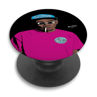 Pastele Tyler the Creator Art Custom PopSockets Awesome Personalized Phone Grip Holder Pop Up Stand Out Mount Grip Standing Pods Apple iPhone Samsung Google Asus Sony Phone Accessories