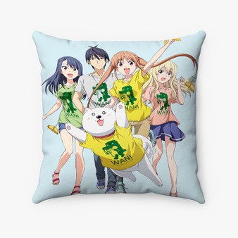 Pastele Aho Girl Custom Pillow Case Personalized Spun Polyester Square Pillow Cover Decorative Cushion Bed Sofa Throw Pillow Home Decor