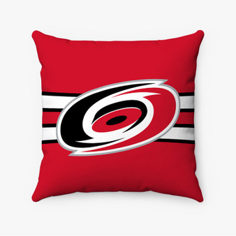 Pastele Carolina Hurricanes NHL Custom Pillow Case Personalized Spun Polyester Square Pillow Cover Decorative Cushion Bed Sofa Throw Pillow Home Decor