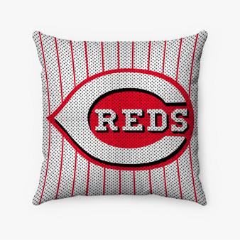 Pastele Cincinnati Reds MLB Custom Pillow Case Personalized Spun Polyester Square Pillow Cover Decorative Cushion Bed Sofa Throw Pillow Home Decor