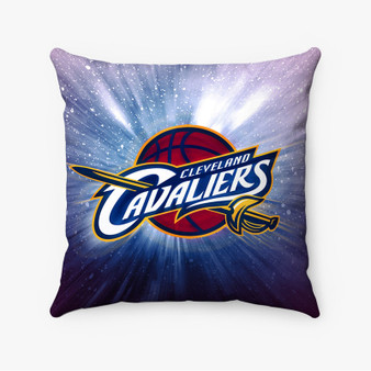 Pastele Cleveland Cavaliers NBA Art Custom Pillow Case Personalized Spun Polyester Square Pillow Cover Decorative Cushion Bed Sofa Throw Pillow Home Decor