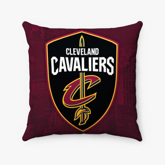 Pastele Cleveland Cavaliers NBA Custom Pillow Case Personalized Spun Polyester Square Pillow Cover Decorative Cushion Bed Sofa Throw Pillow Home Decor