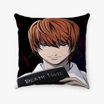 Pastele Death Note Custom Pillow Case Personalized Spun Polyester Square Pillow Cover Decorative Cushion Bed Sofa Throw Pillow Home Decor