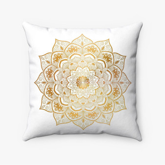 Pastele Golden Silence Custom Pillow Case Personalized Spun Polyester Square Pillow Cover Decorative Cushion Bed Sofa Throw Pillow Home Decor