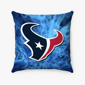 Pastele Houston Texans NFL Custom Pillow Case Personalized Spun Polyester Square Pillow Cover Decorative Cushion Bed Sofa Throw Pillow Home Decor