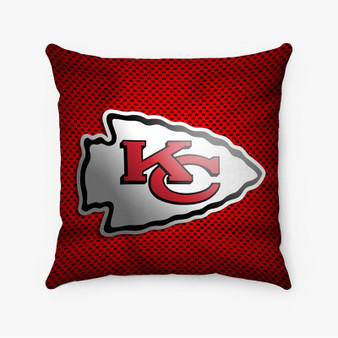 Pastele Kansas City Chiefs NFL Custom Pillow Case Personalized Spun Polyester Square Pillow Cover Decorative Cushion Bed Sofa Throw Pillow Home Decor