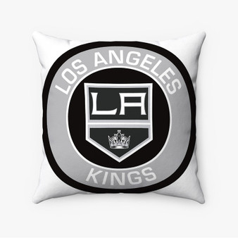 Pastele LA Kings NHL Custom Pillow Case Personalized Spun Polyester Square Pillow Cover Decorative Cushion Bed Sofa Throw Pillow Home Decor