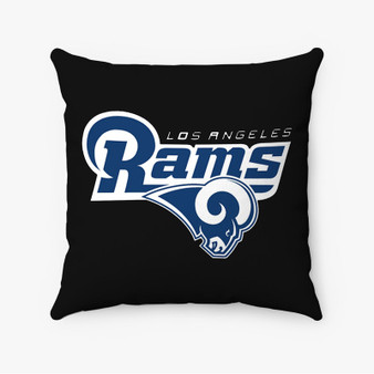 Pastele Los Angeles Rams NFL Art Custom Pillow Case Personalized Spun Polyester Square Pillow Cover Decorative Cushion Bed Sofa Throw Pillow Home Decor