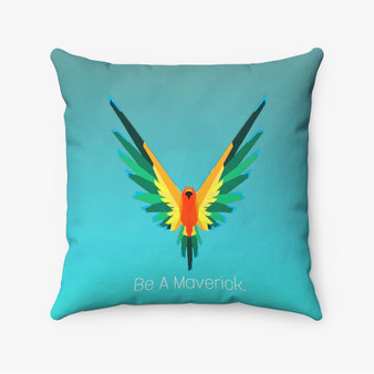 Pastele Maverick Bird Logan Paul Custom Pillow Case Personalized Spun Polyester Square Pillow Cover Decorative Cushion Bed Sofa Throw Pillow Home Decor