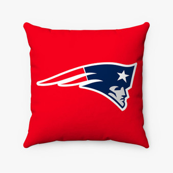 Pastele New England Patriots NFL Art Custom Pillow Case Personalized Spun Polyester Square Pillow Cover Decorative Cushion Bed Sofa Throw Pillow Home Decor