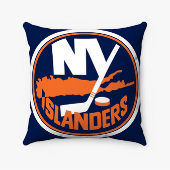 Pastele New York Islanders NHL Custom Pillow Case Personalized Spun Polyester Square Pillow Cover Decorative Cushion Bed Sofa Throw Pillow Home Decor