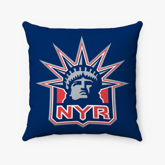 Pastele New York Rangers NHL Art Custom Pillow Case Personalized Spun Polyester Square Pillow Cover Decorative Cushion Bed Sofa Throw Pillow Home Decor