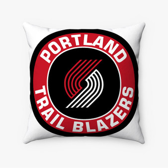 Pastele Portland Trail Blazers NBA Custom Pillow Case Personalized Spun Polyester Square Pillow Cover Decorative Cushion Bed Sofa Throw Pillow Home Decor